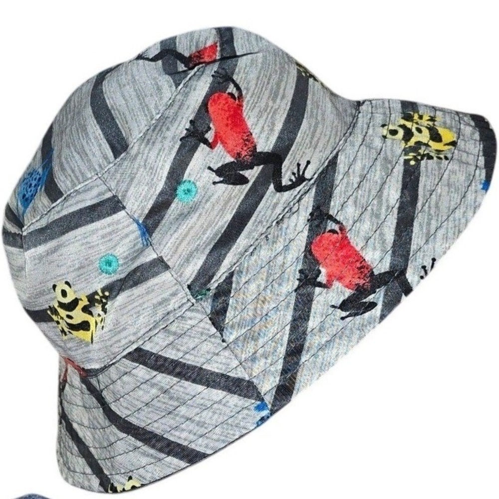 Toddler Sun Hat‎ bucket reversible 2 SIDES UPF50+ SKINZ PACKABLE VACATION BEACH